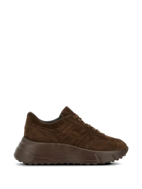 Hogan laced suede sneakers