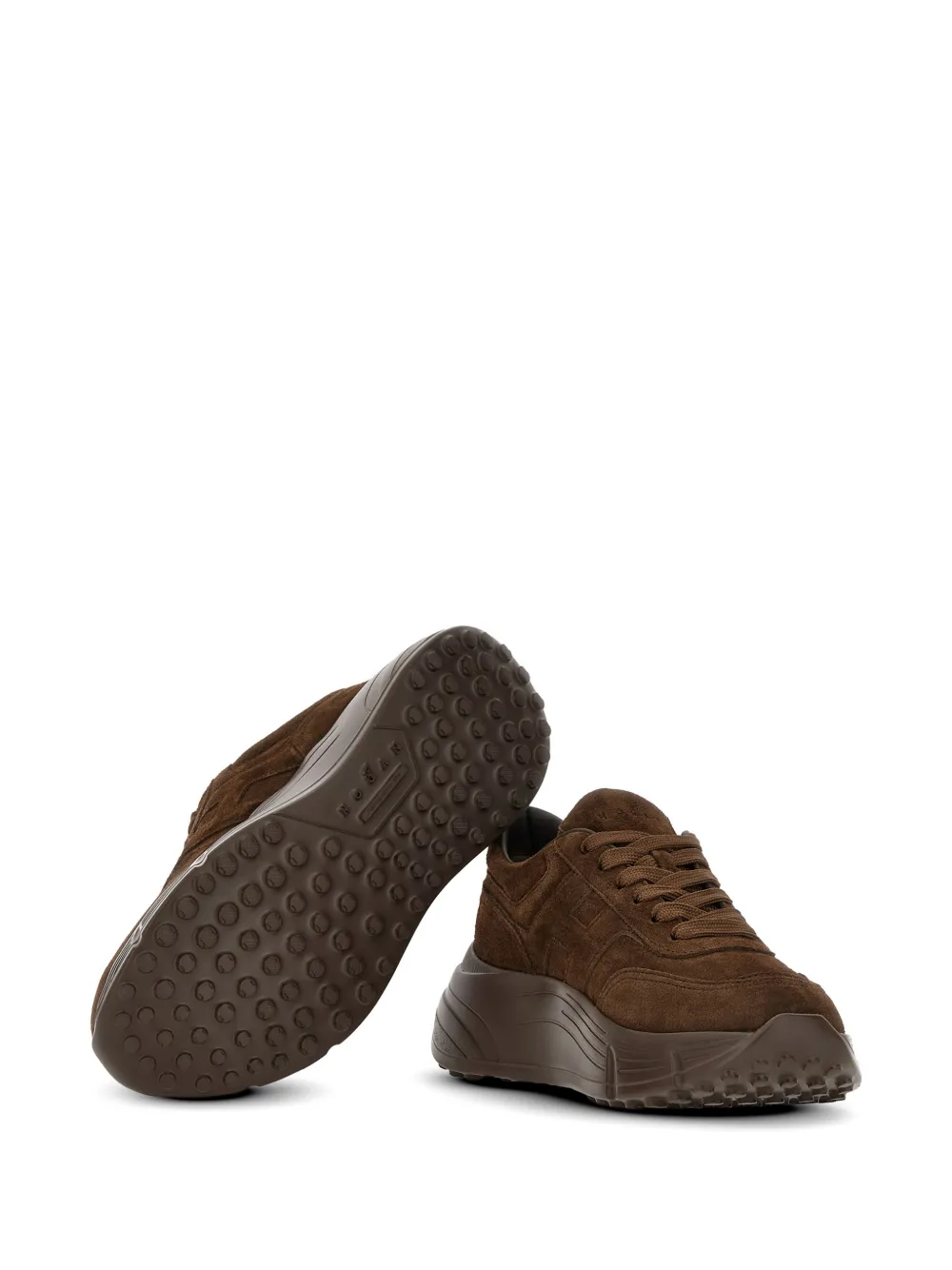 Hogan Suède sneakers Bruin