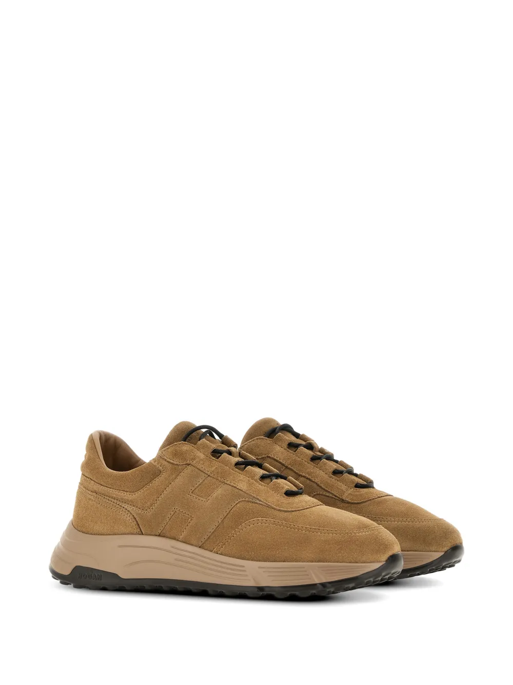 Hogan Sneakers met logo Beige