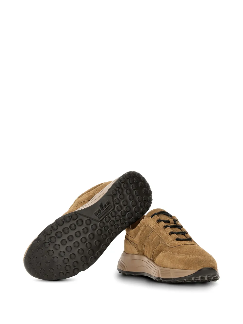 Hogan Sneakers met logo Beige