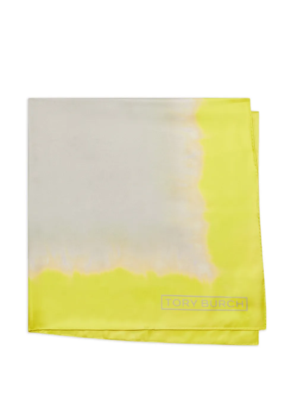  Tory Burch Tie-dye Silk Square Scarf - Neutrals 