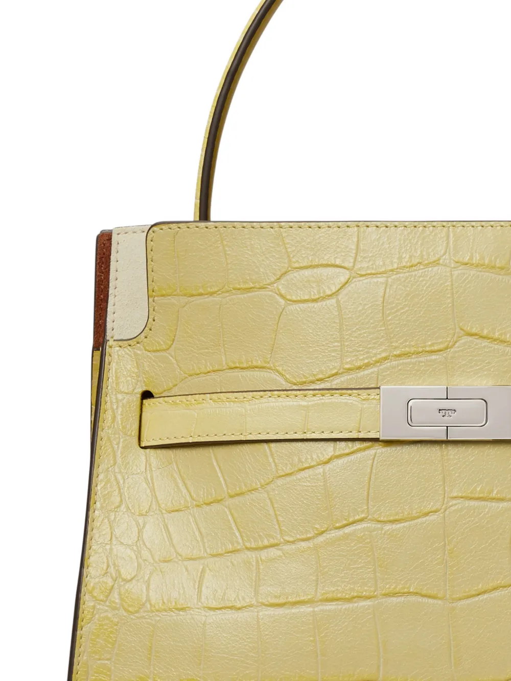 Tory Burch Kleine Lee Radziwill tas met dubbele vak Geel