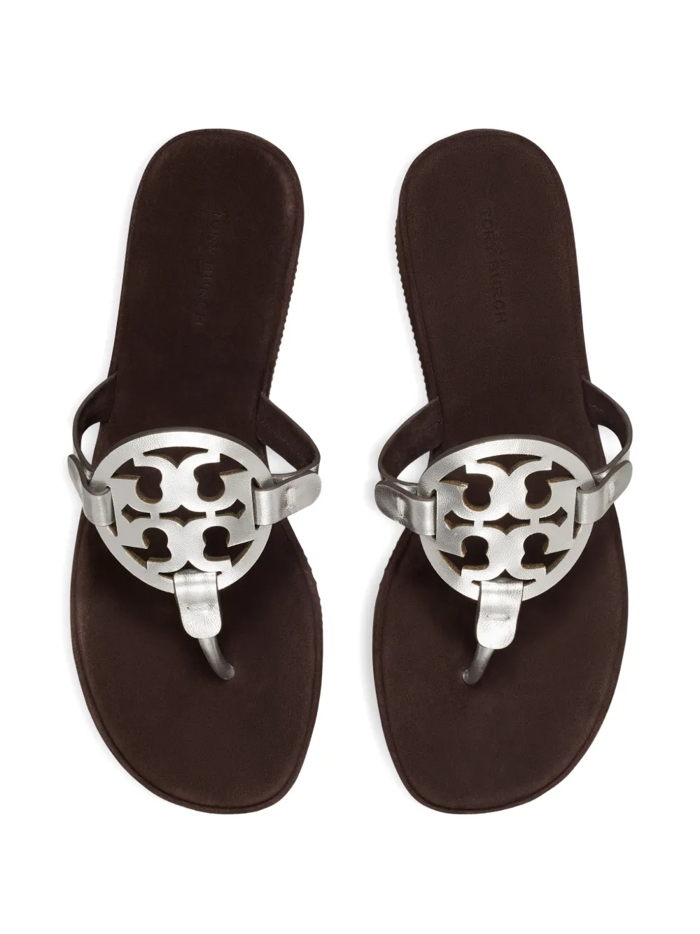Tory Burch Miller wedges Zilver