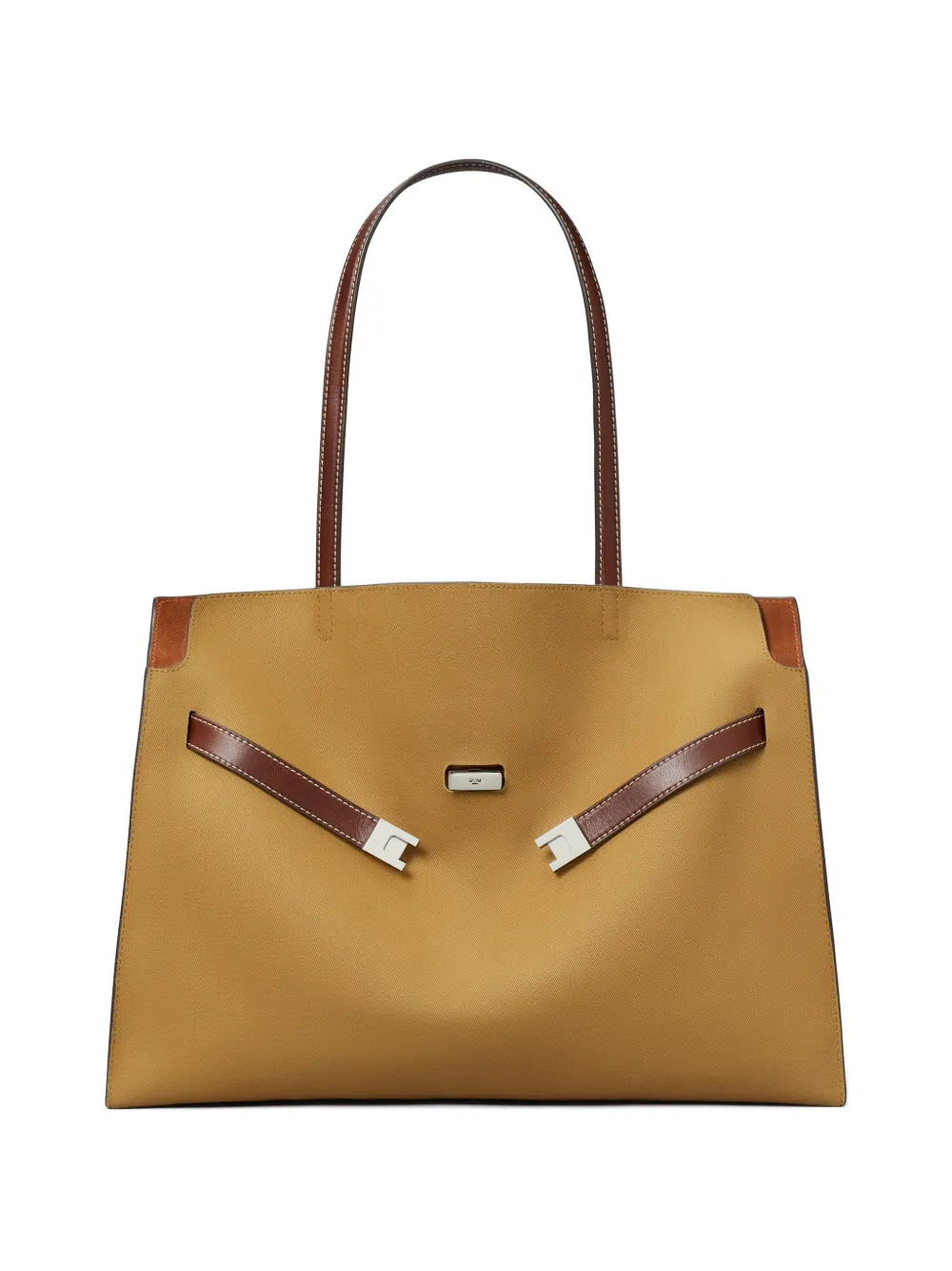 Tory Burch Lee Radziwill canvas tote - Toni neutri