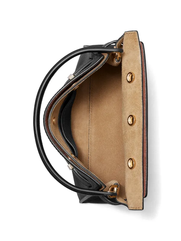 Tory Burch Petite Lee Radziwill Double Bag | Black | FARFETCH RO