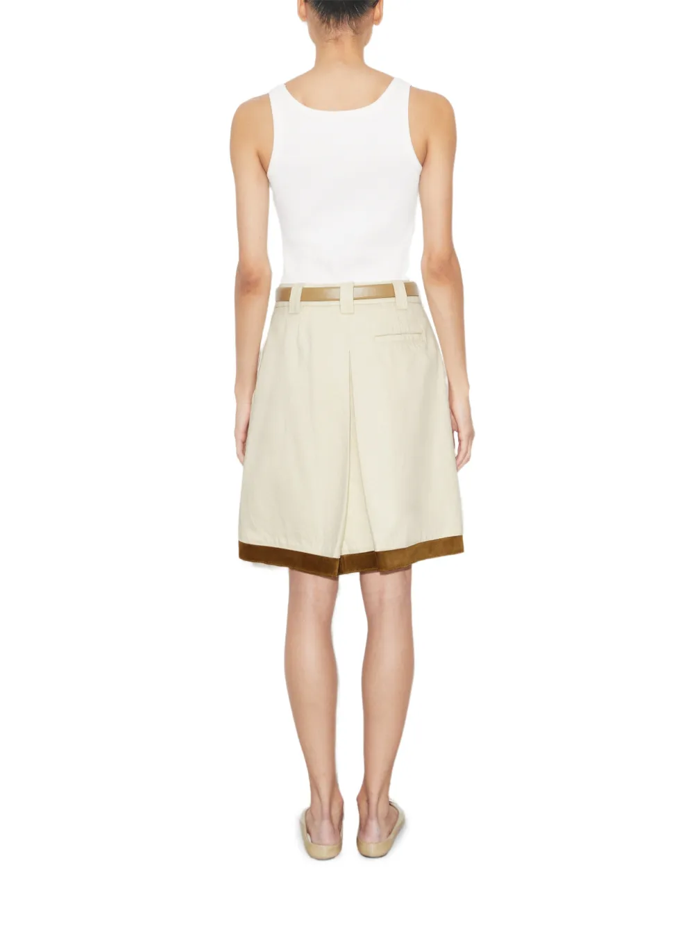  Tory Burch Falda Vaquera - Neutro 