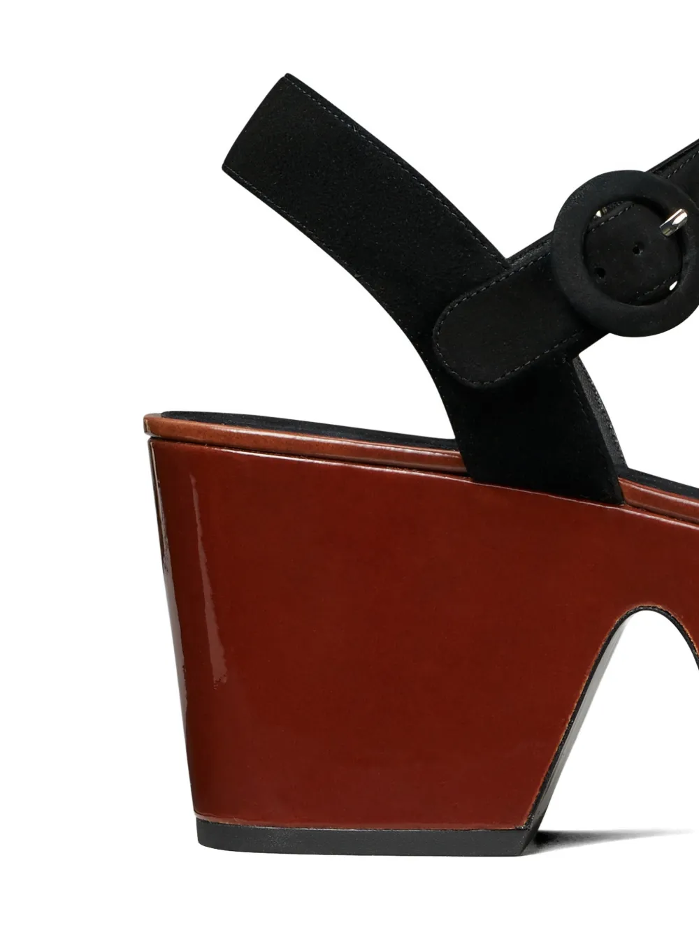Tory Burch Sandalen met plateauzool Zwart