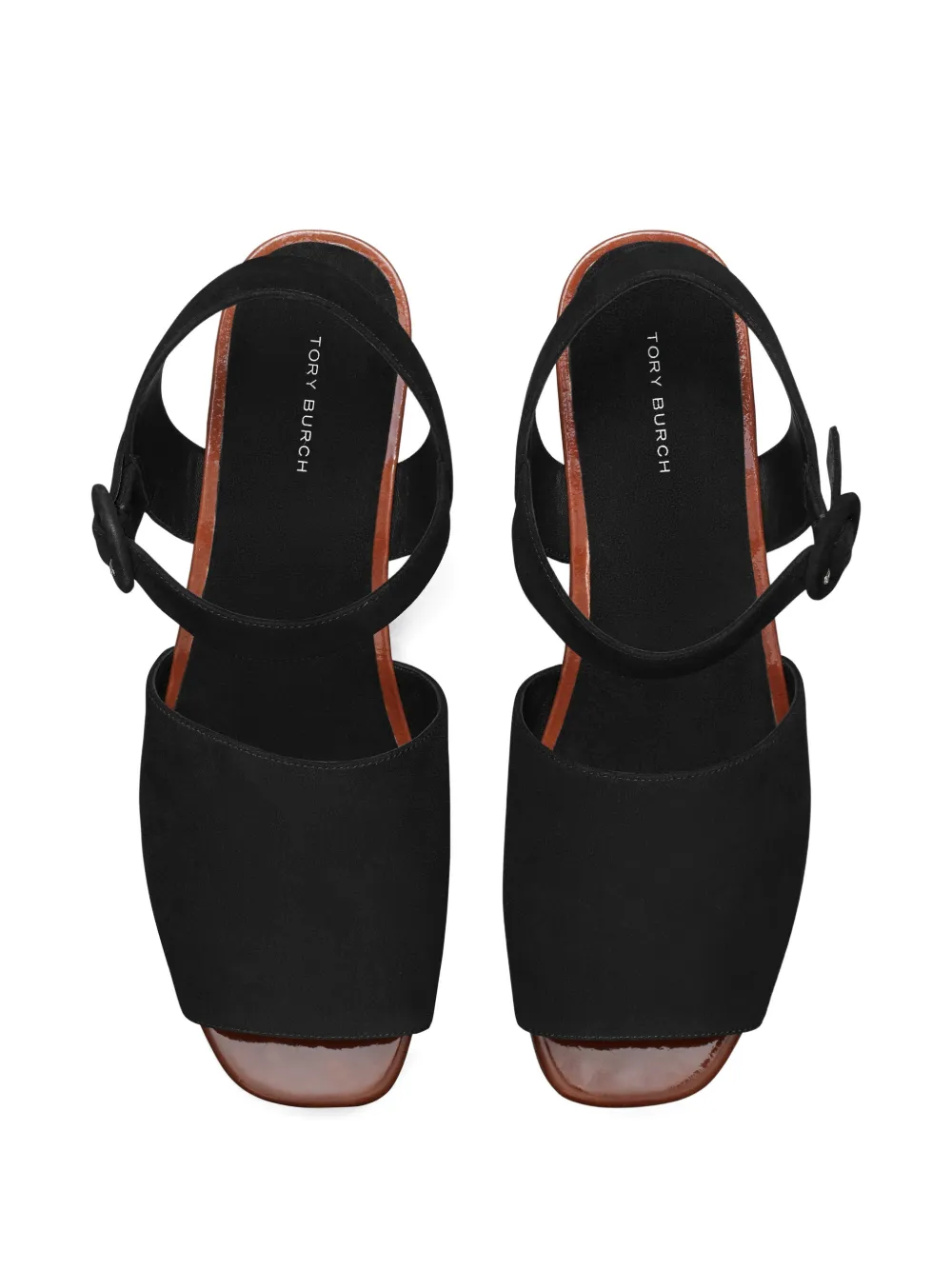 Tory Burch Sandalen met plateauzool Zwart