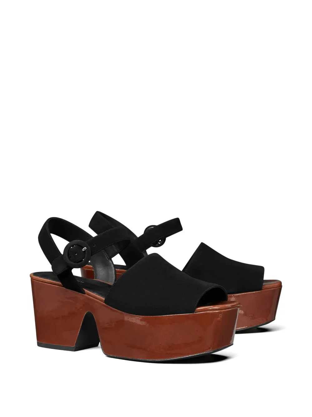 Tory Burch Sandalen met plateauzool Zwart