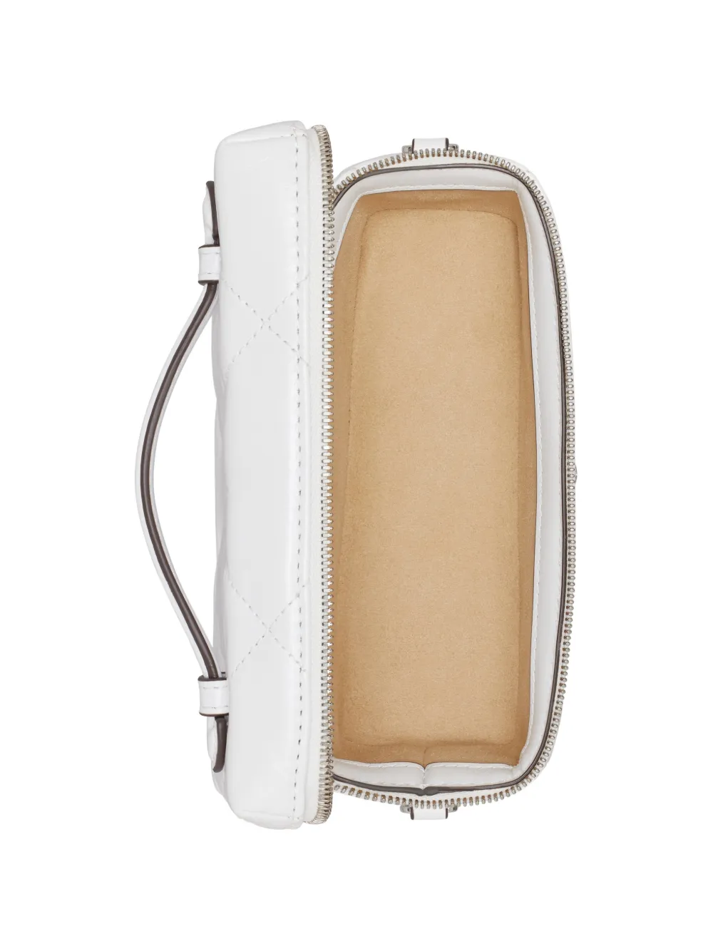 Kira diamond-quilt distressed vanity case