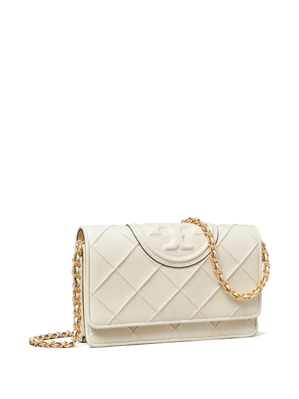  Tory Burch Small Fleming Soft Shoulder Bag - White 