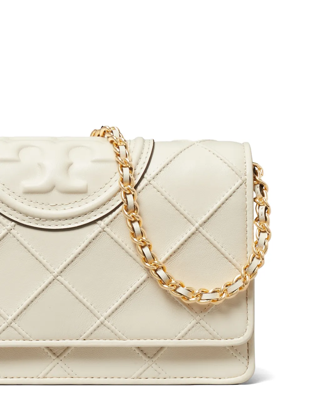 Tory Burch Fleming crossbodytas Wit