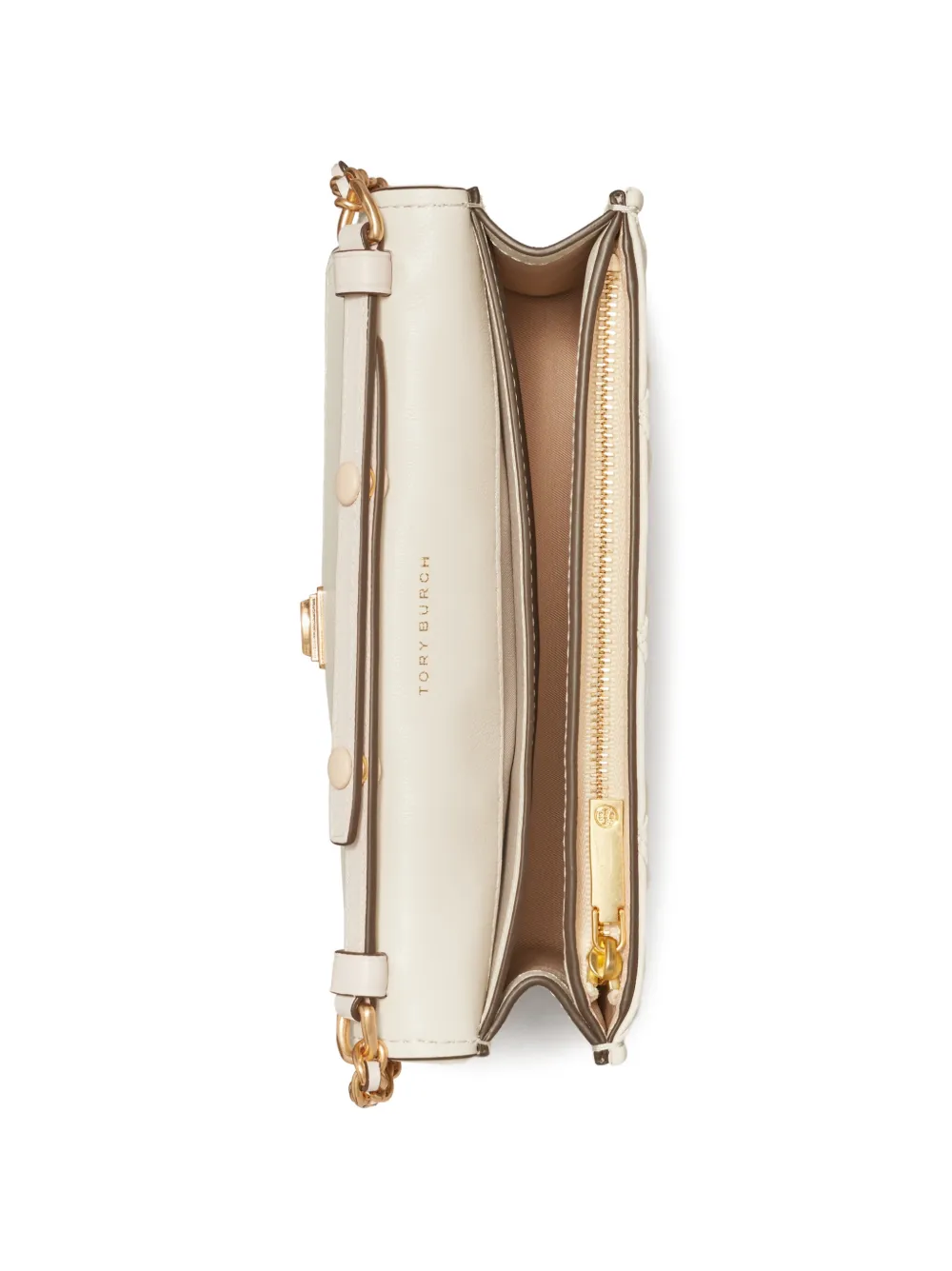 Tory Burch Fleming crossbodytas Wit