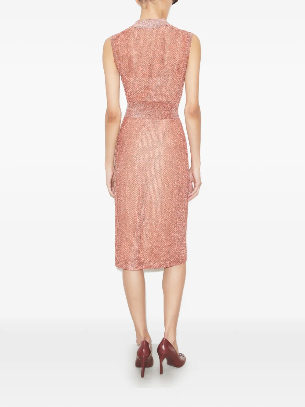 Tory Burch Polo mesh-jurk Roze