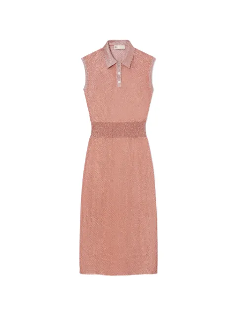 Tory Burch vestido de malla de polo