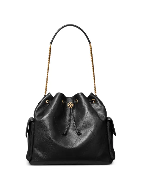 Tory Burch large Charlie quilted drawstring shoulder bag