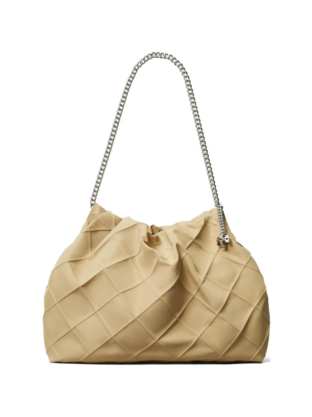 Tory Burch Fleming Nylon Hobo bag - Toni neutri