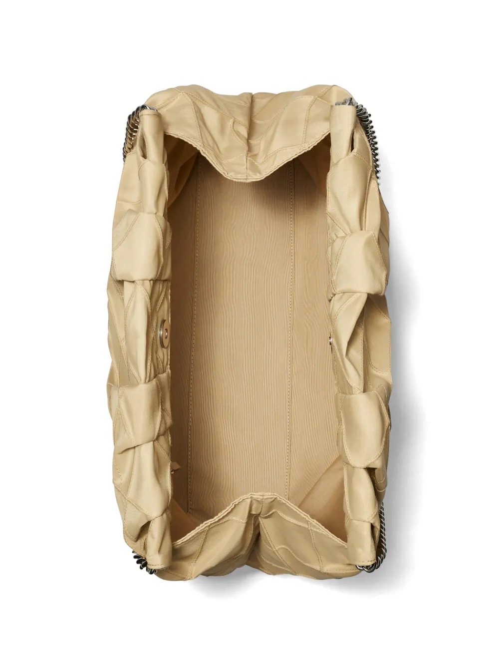 Tory Burch Fleming gewatteerde schoudertas Beige