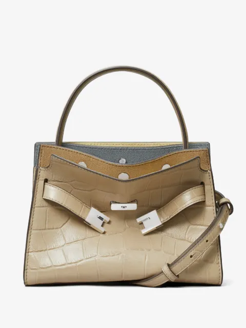 Tory Burch sac à main Lee Radziwill à effet peau de crocodile