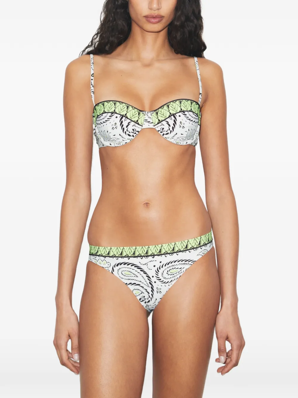  Tory Burch Printed Bikini Bottoms - Neutrals 