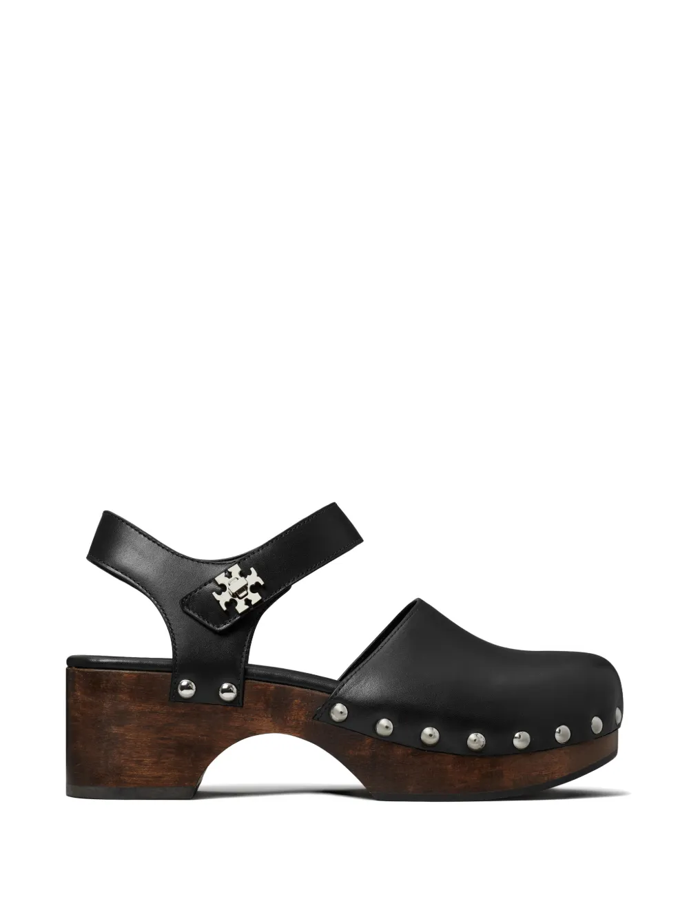 Tory Burch turnlock clogs Zwart