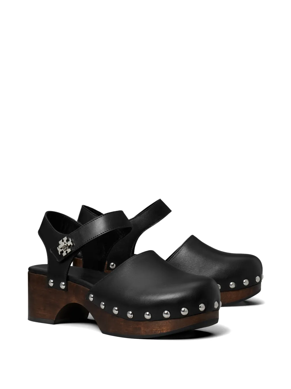 Tory Burch turnlock clogs Zwart