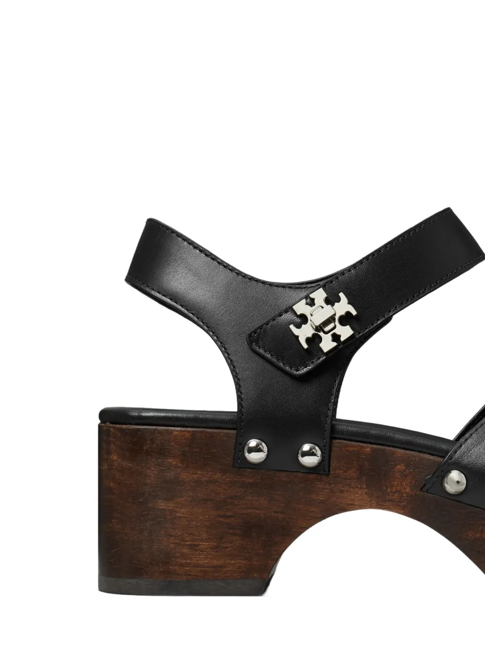 Tory Burch turnlock clogs Zwart