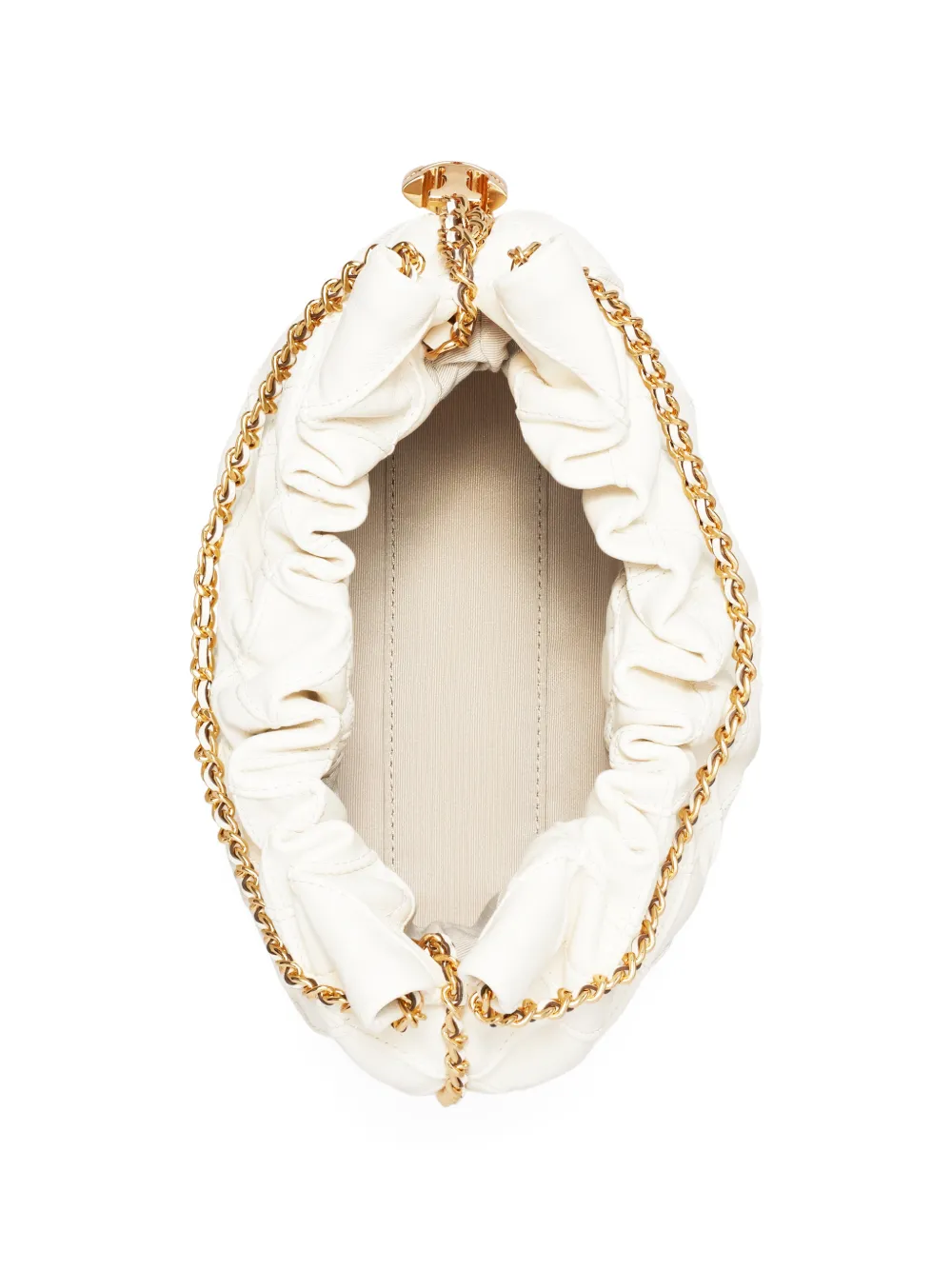 Tory Burch Mini Fleming Soft Shoulder Bag in Neutrals, view 5