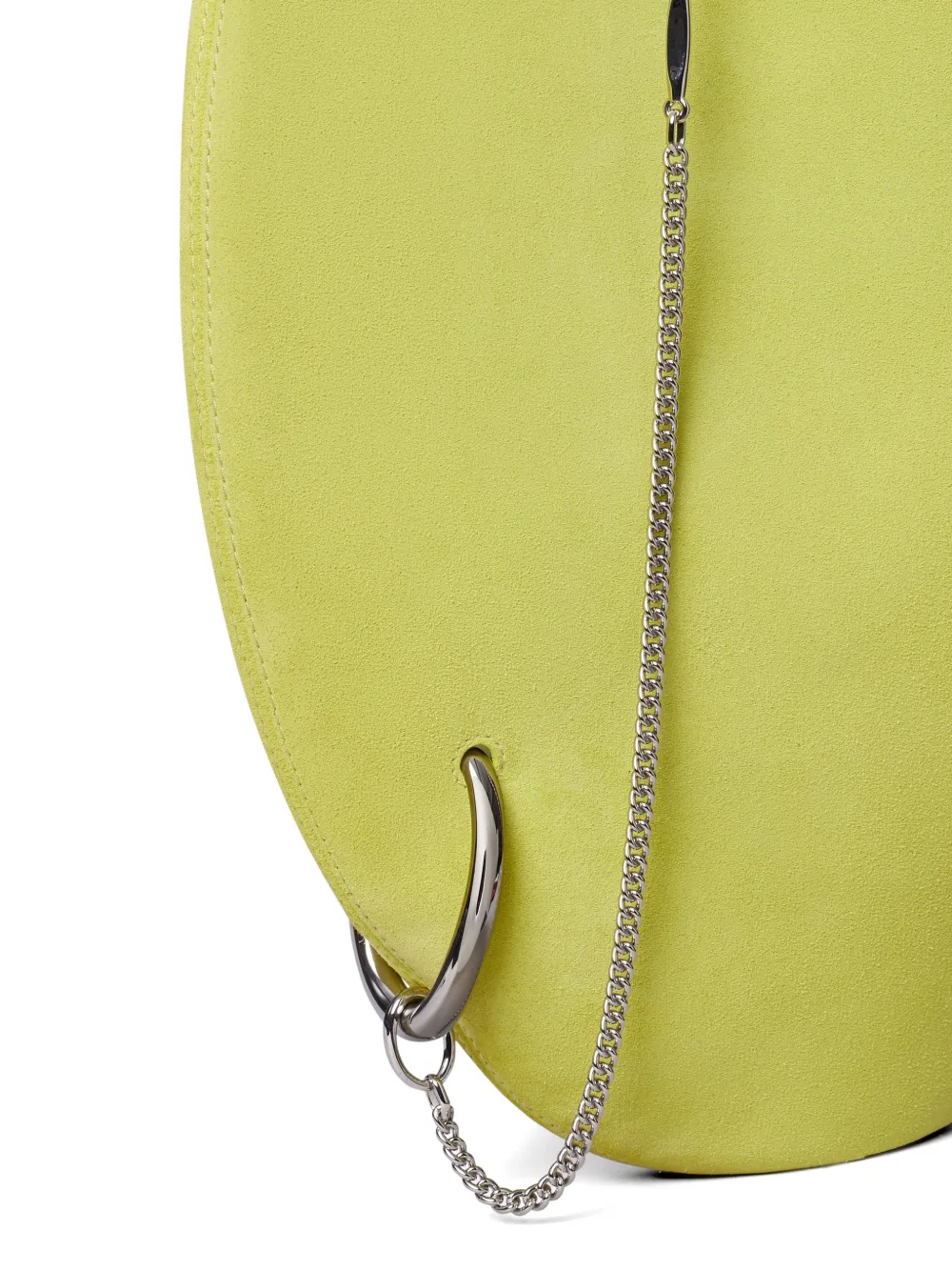 Tory Burch Pierced zachte suède tas Groen
