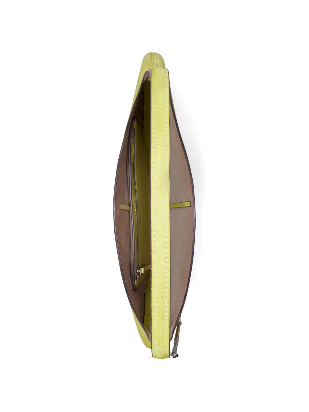Tory Burch Pierced zachte suède tas Groen