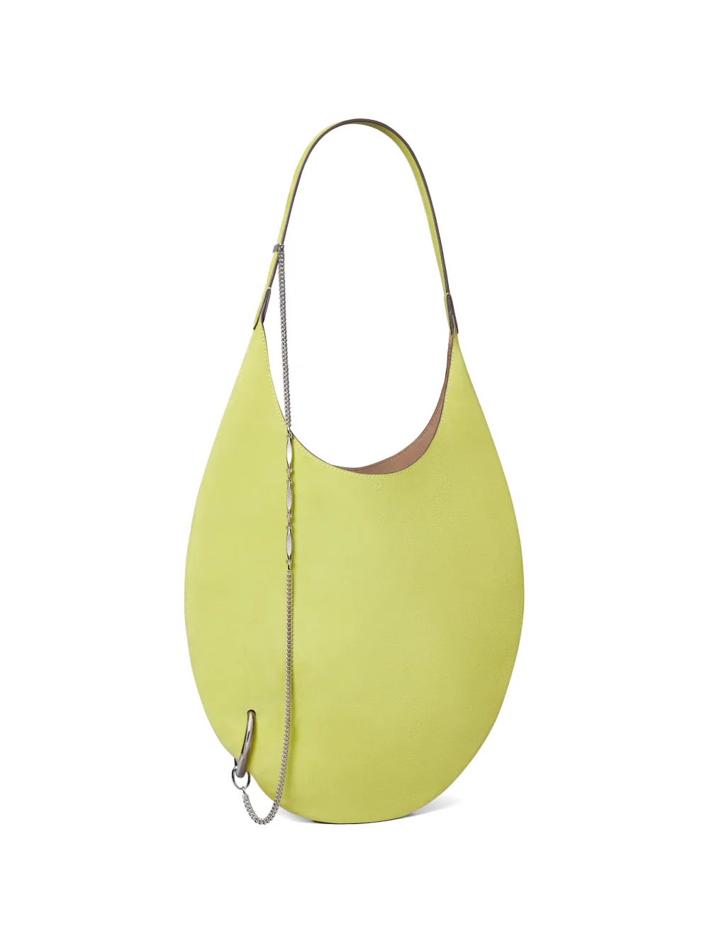 Tory Burch Pierced zachte suède tas Groen
