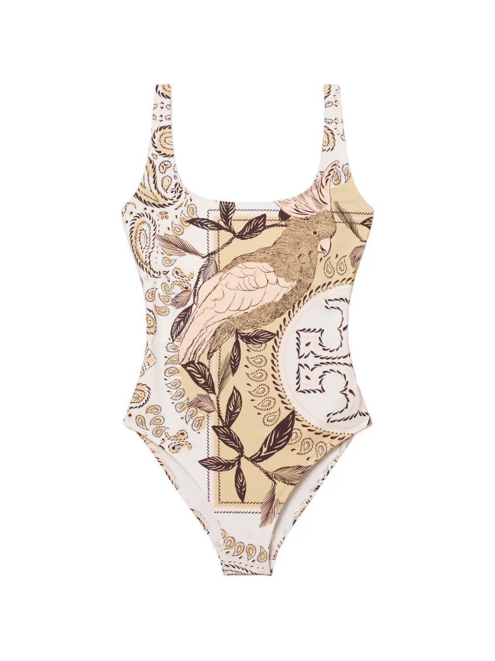 Tory Burch printed swimsuit - Toni neutri