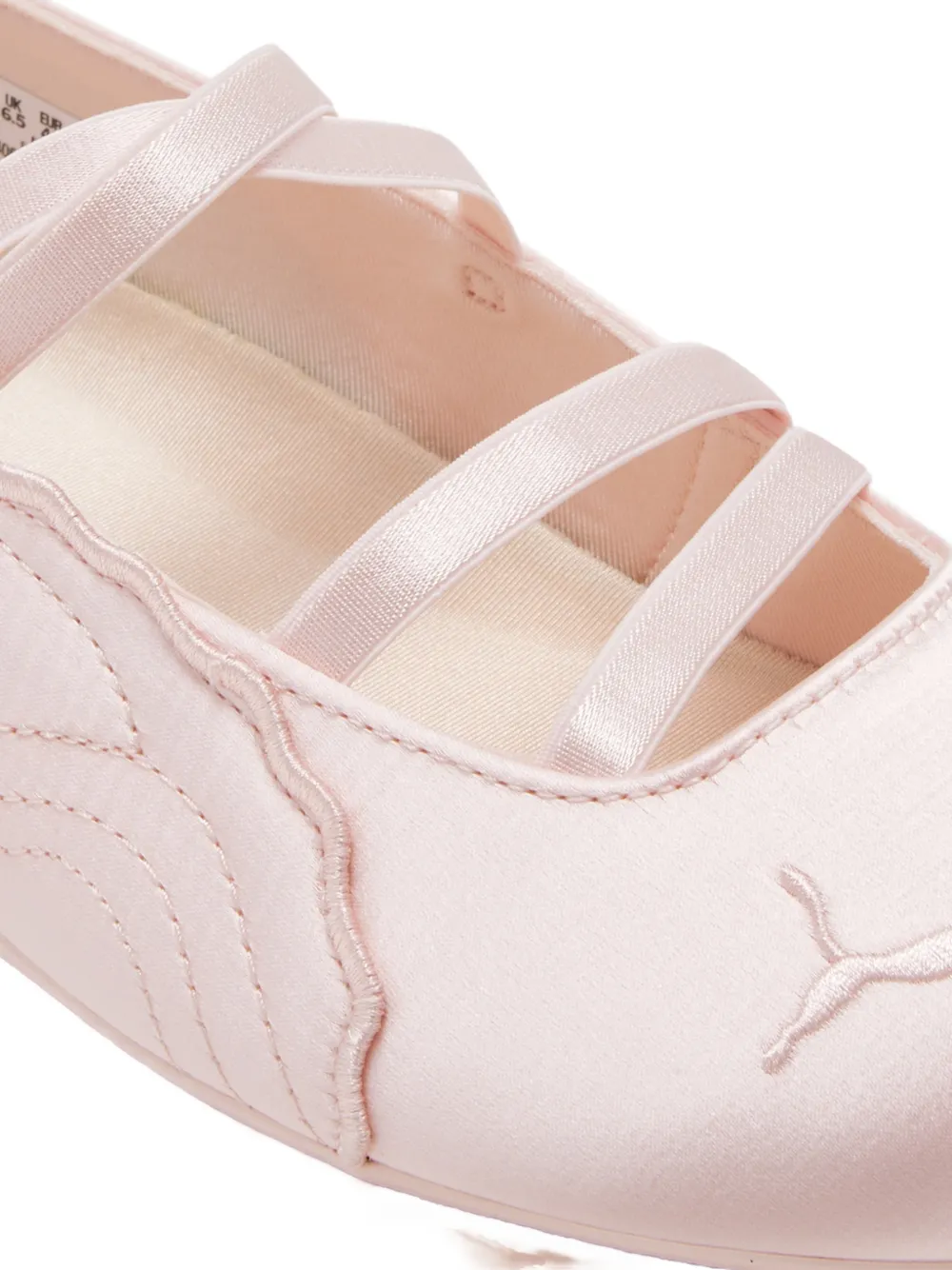 PUMA Speedcat ballerina's met logo en bandjes Roze