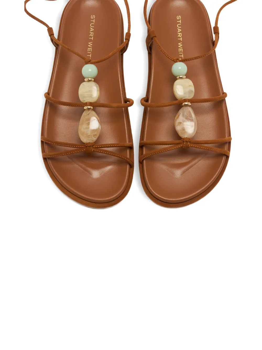 Stuart Weitzman Majorca sandalen Bruin