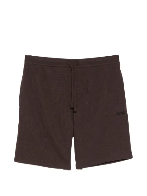 BOSS logo-embroidered shorts