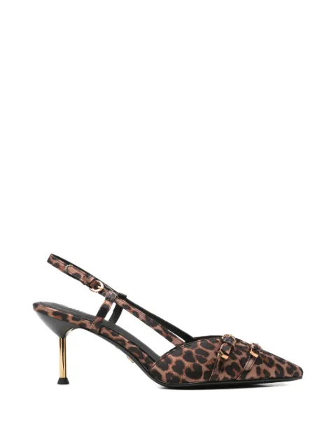 TAMARIS leopard-print embellished pumps