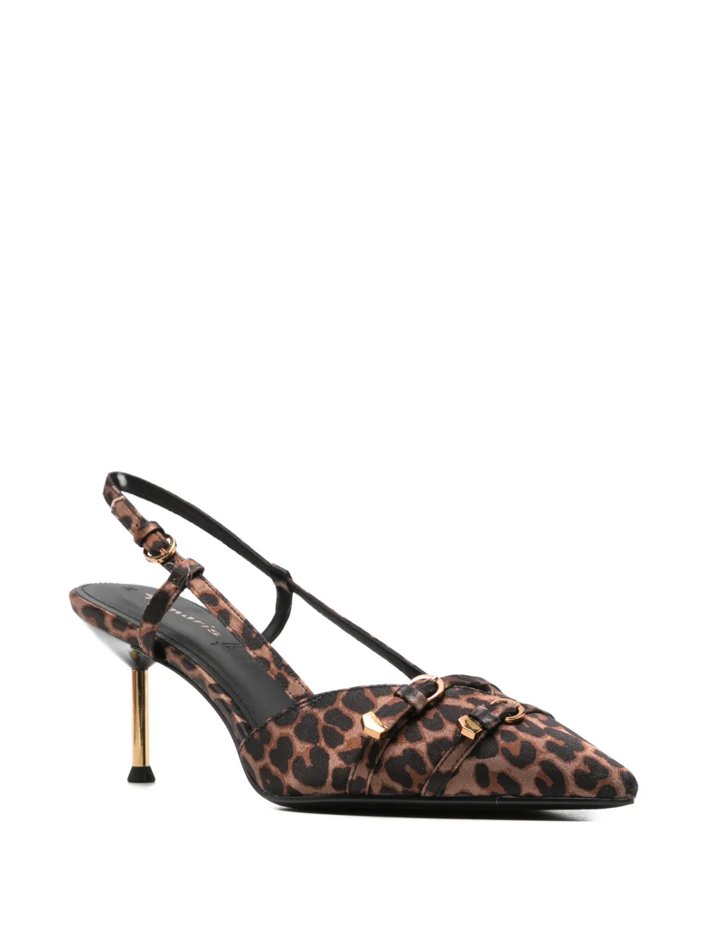TAMARIS Pumps verfraaid met luipaardprint Bruin