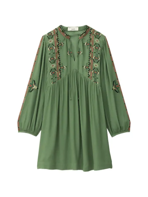 Ba&Sh Telma embroidered V-neck dress
