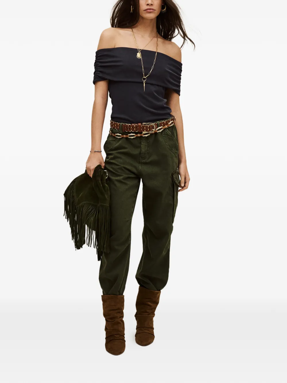 Ba&Sh Bene off-shoulder top | Blouses