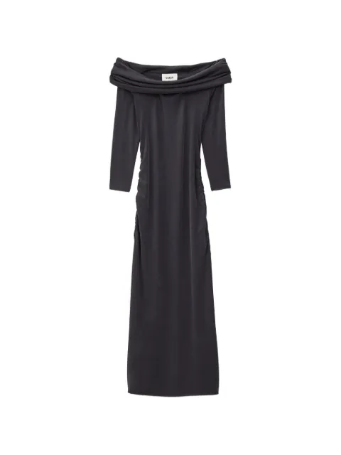 Ba&Sh Bettina off-shoulder ruched dress