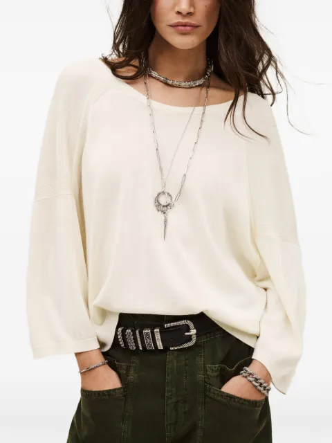Ba&Sh open-back buttoned sweater