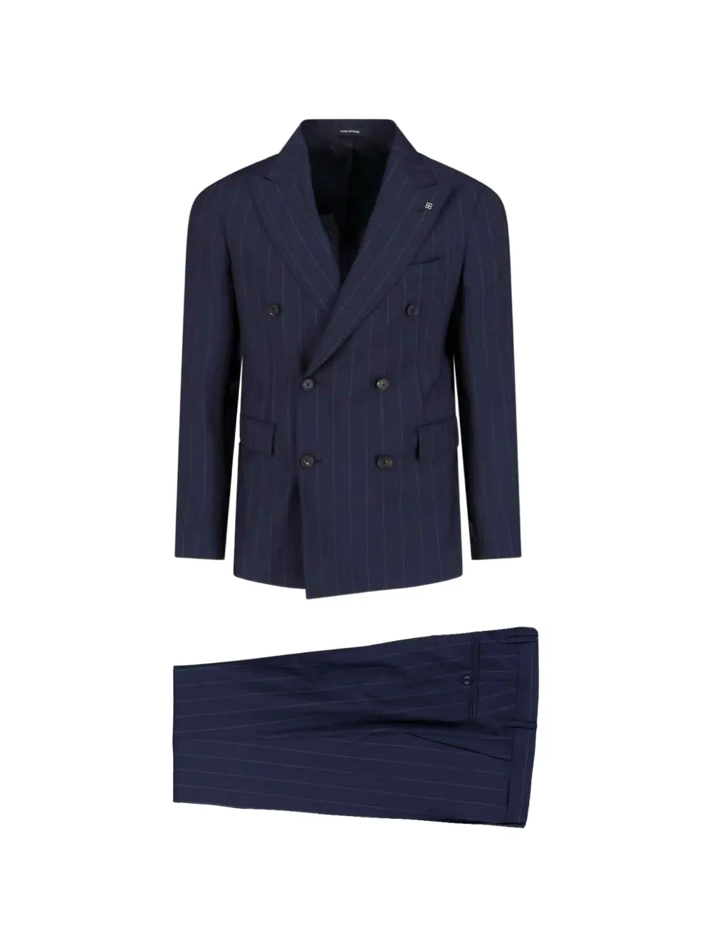 Tagliatore pinstripe double-breasted suit - Blu