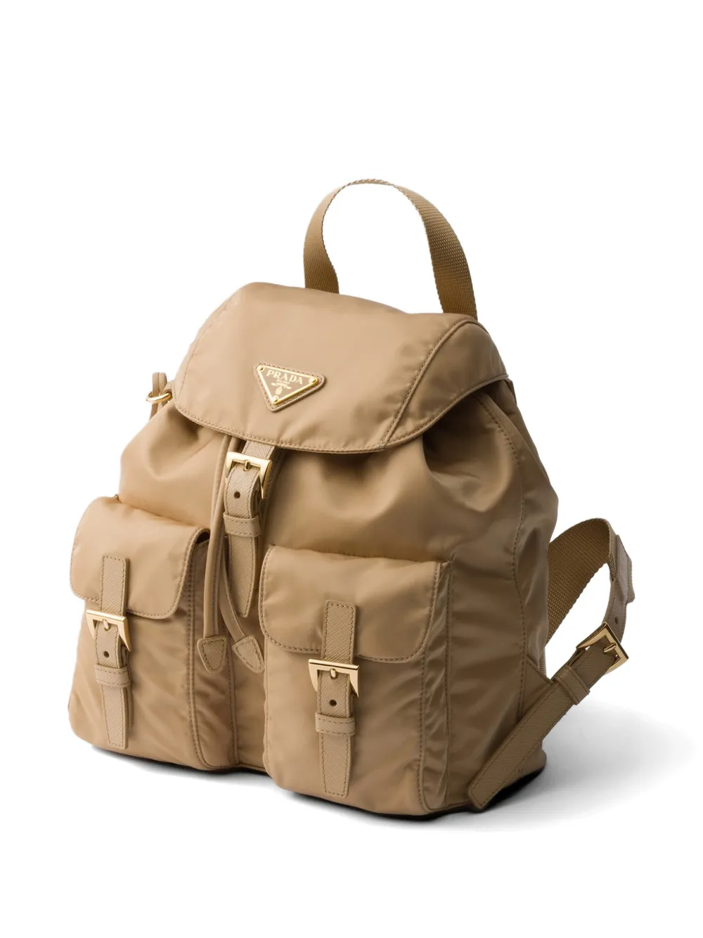 Prada Re-Edition 1978 kleine Re-Nylon rugzak Bruin
