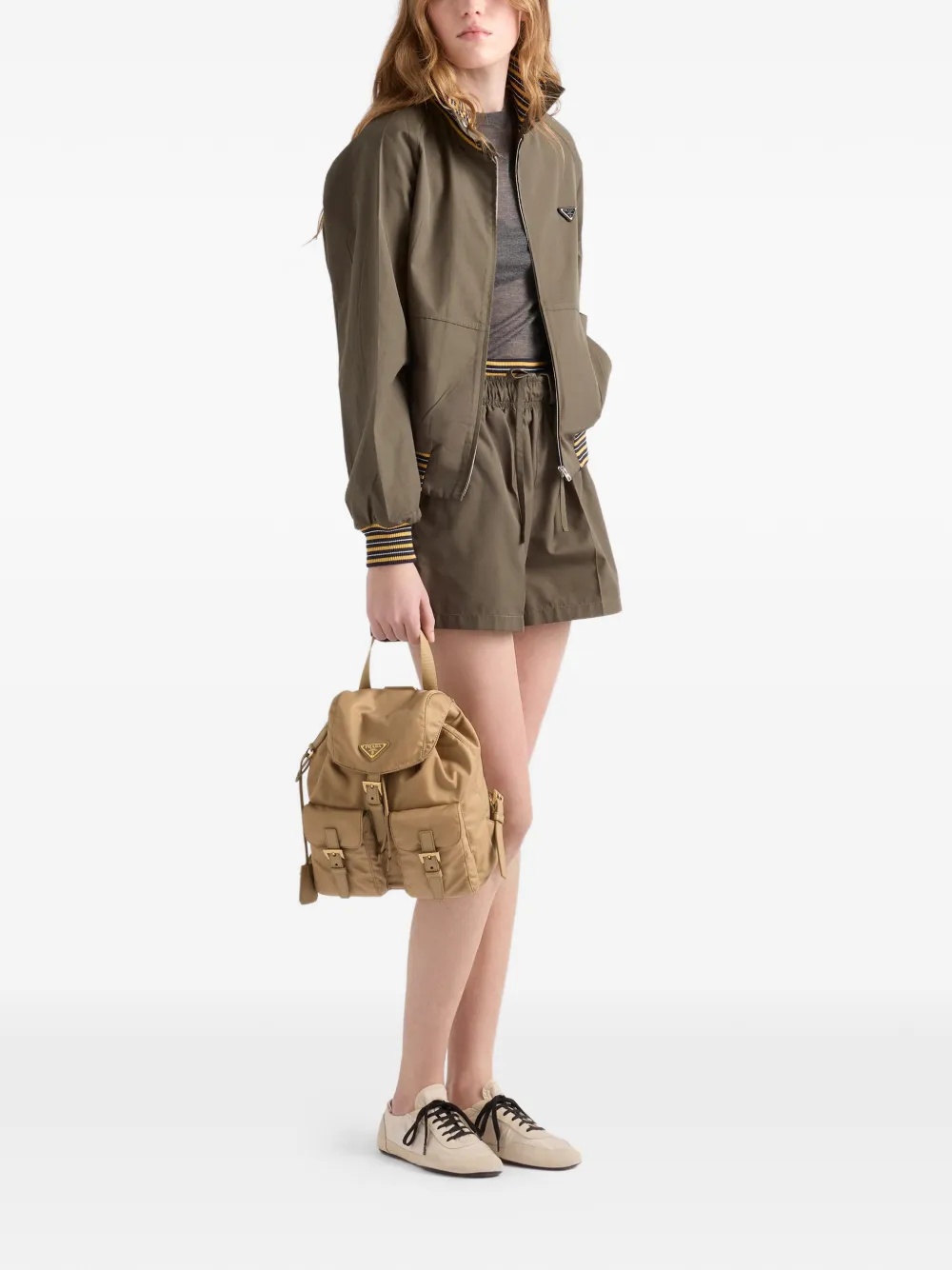  Prada Re-edition 1978 Small Re-nylon Backpack - Brown 