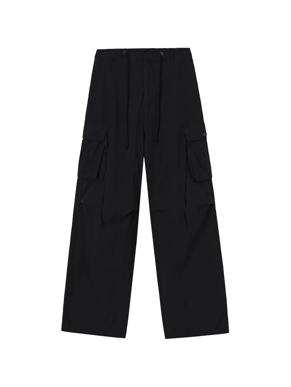 izzue drawstring cargo pants - Nero