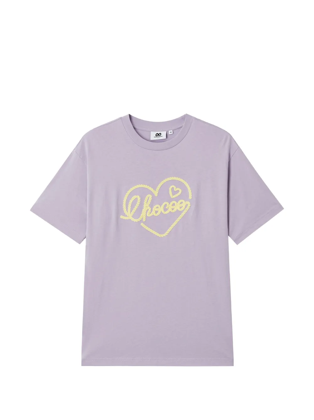 CHOCOOLATE heart-embroidered T-shirt - Viola
