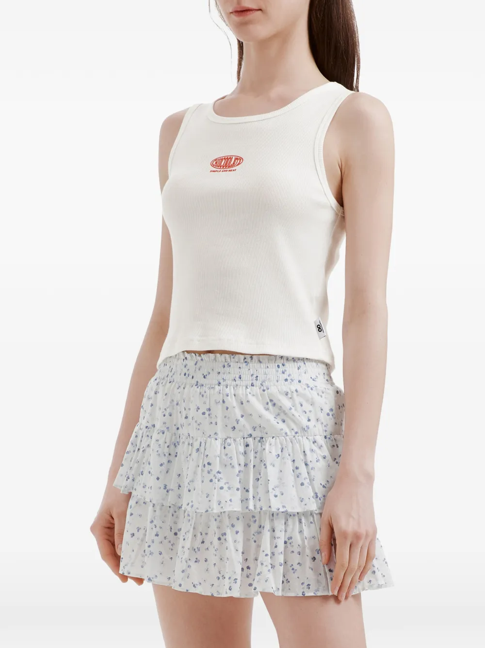 Chocoolate Ribbed Tank Top - Neutrals 