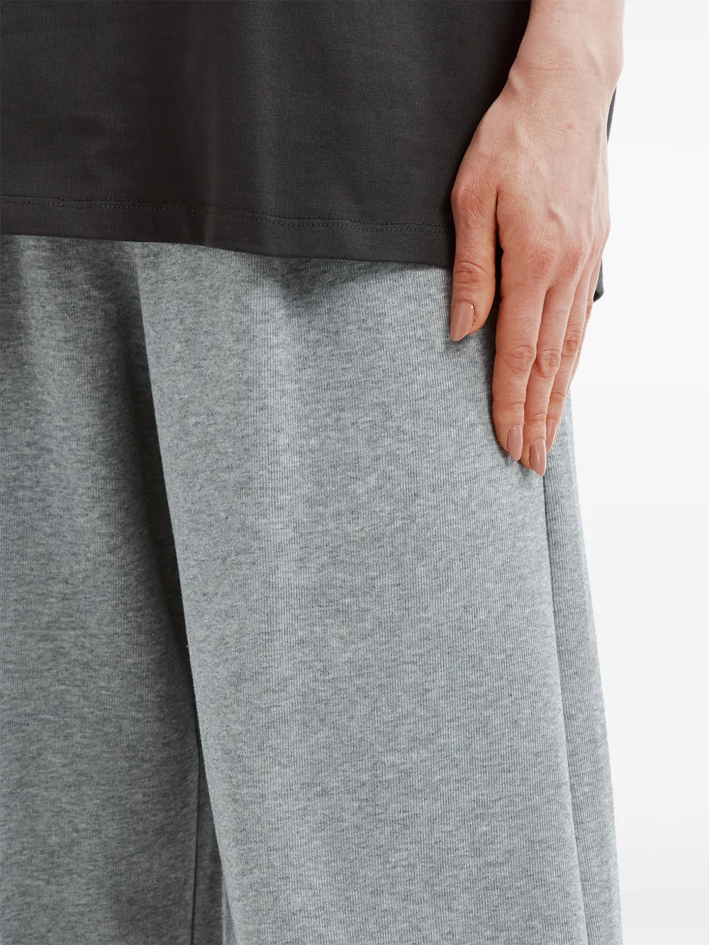tout a coup Broek met wijde pijpen Grijs