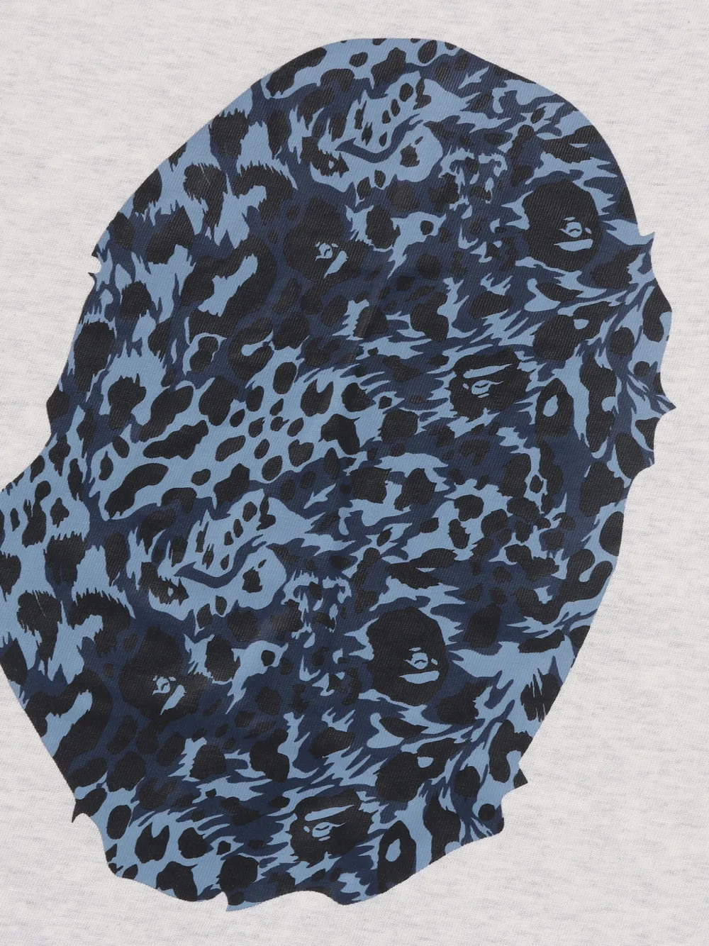 A BATHING APE T-shirt met logoprint Grijs