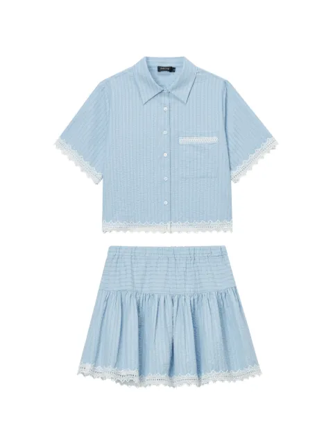 tout a coup Rock-Set mit Spitzenbesatz (2er-Set)